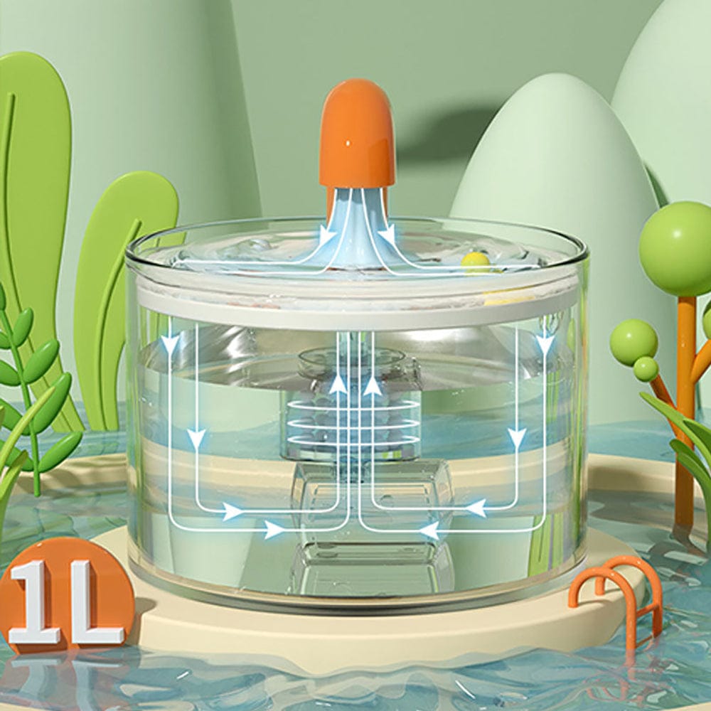 1.5L Ceramics Cat Water Fountain ZOOBERS