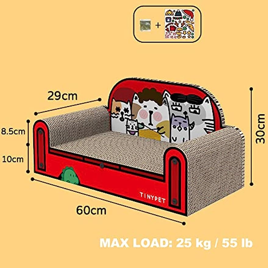 Adorable Cat Scratcher Couch ZOOBERS