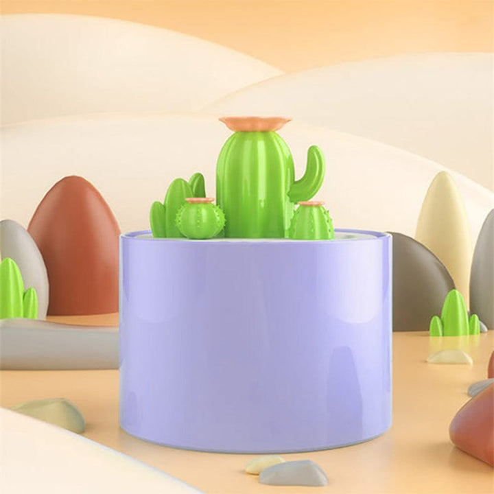 1.5L Cactus Ceramic Cat Water Fountain ZOOBERS