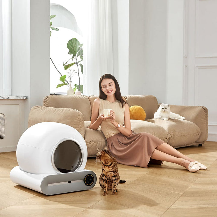 65L Self Cleaning Cat Litter Box ZOOBERS