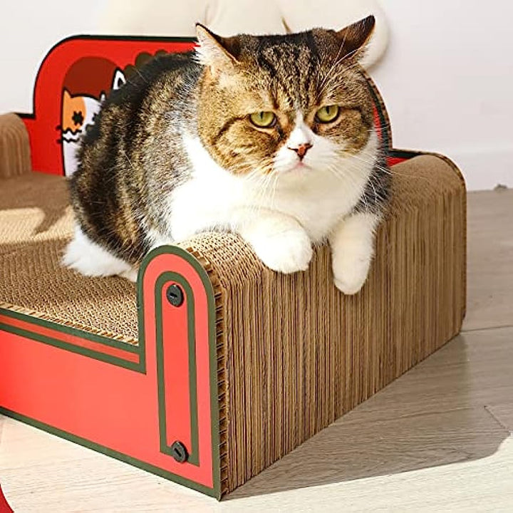 Adorable Cat Scratcher Couch ZOOBERS