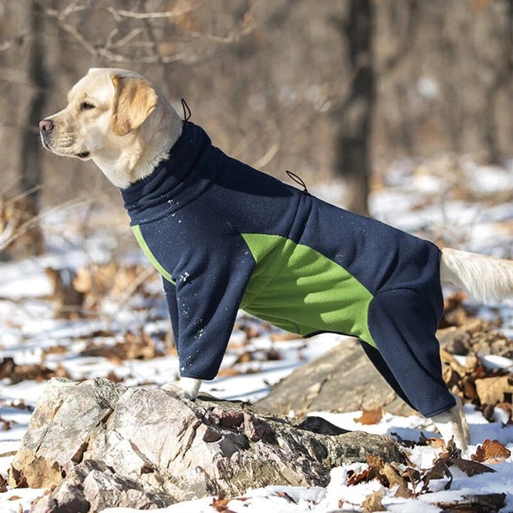 Dog Winter Coat Soft Fleece Pullover Pajamas Green / XS ZOOBERS
