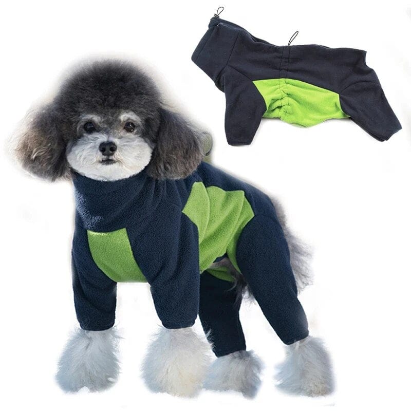 Dog Winter Coat Soft Fleece Pullover Pajamas ZOOBERS