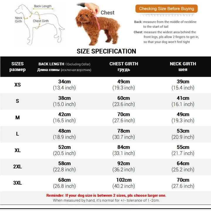 Dog Winter Coat Soft Fleece Pullover Pajamas ZOOBERS
