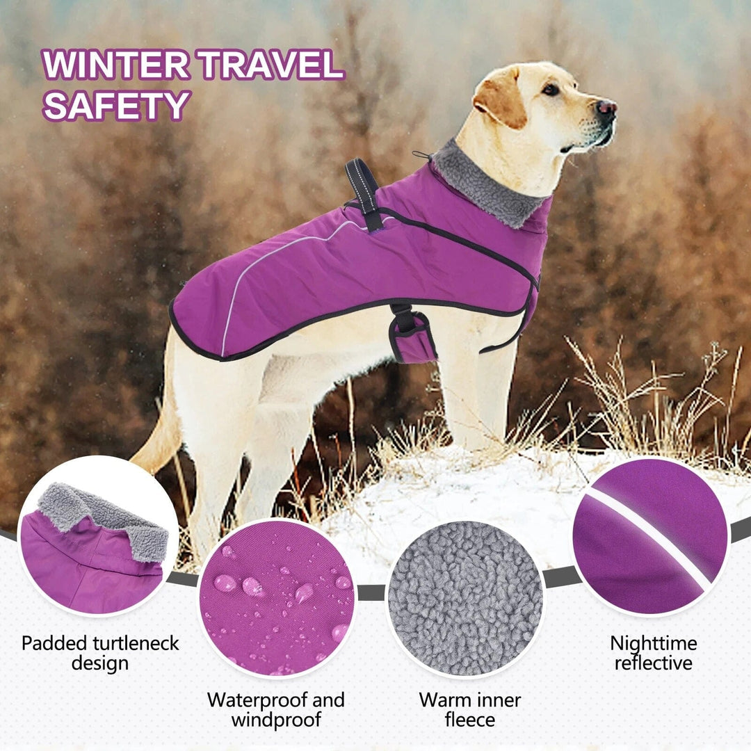 Dog Winter Coat with Thicken Furry Collar ZOOBERS