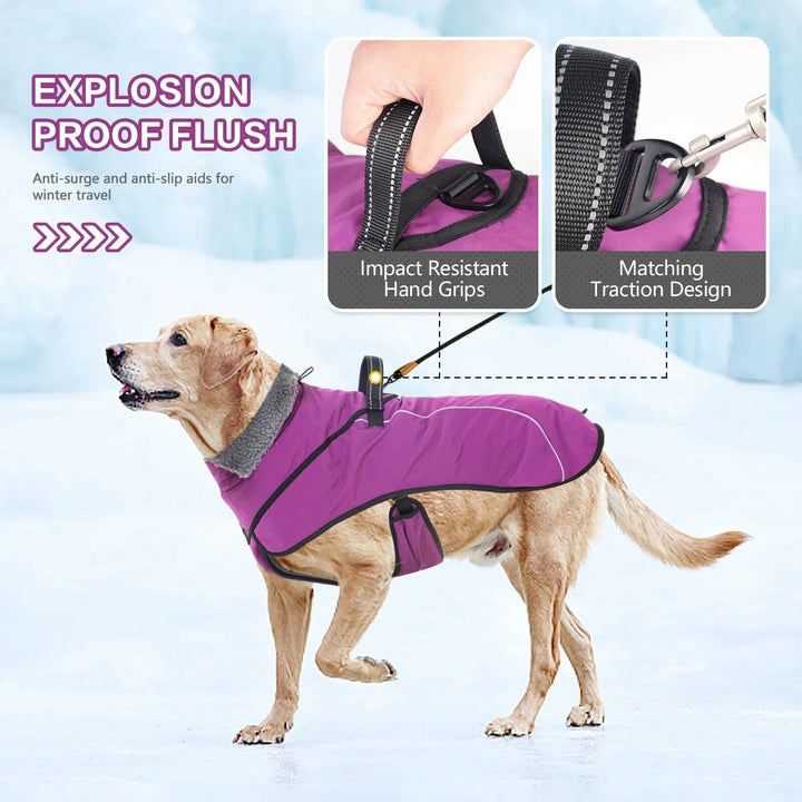 Dog Winter Coat with Thicken Furry Collar ZOOBERS