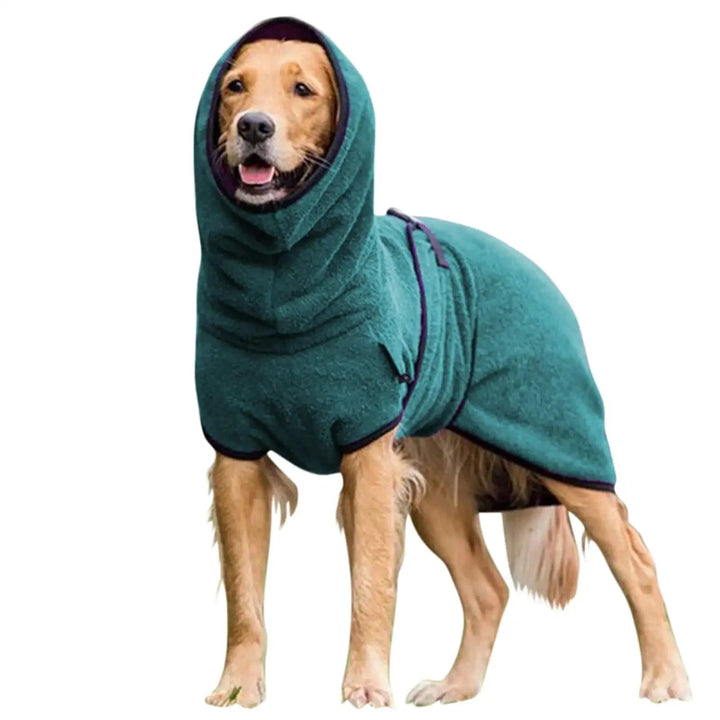 Super Absorbent Dog Drying Coat Bathrobe Towel ZOOBERS