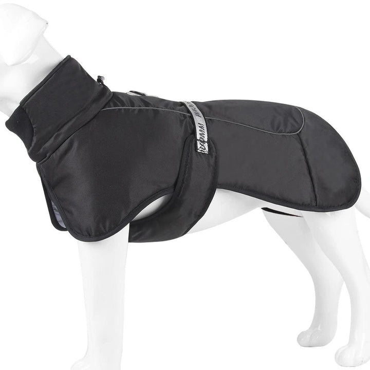 Waterproof Big Dog Jacket Dog Snow Jacket Black / XL ZOOBERS