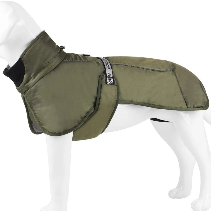 Waterproof Big Dog Jacket Dog Snow Jacket Green / XL ZOOBERS