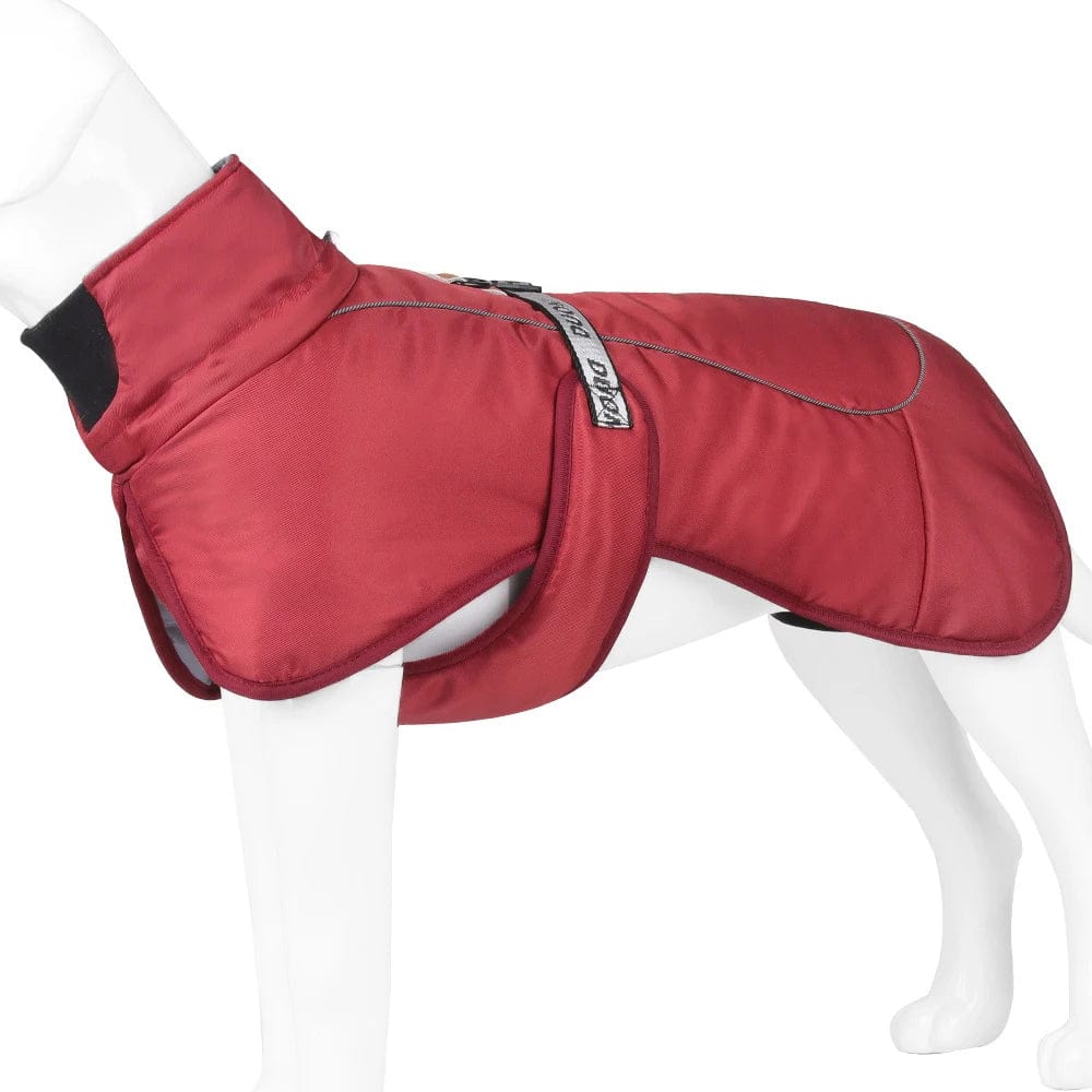 Waterproof Big Dog Jacket Dog Snow Jacket Red / XL ZOOBERS