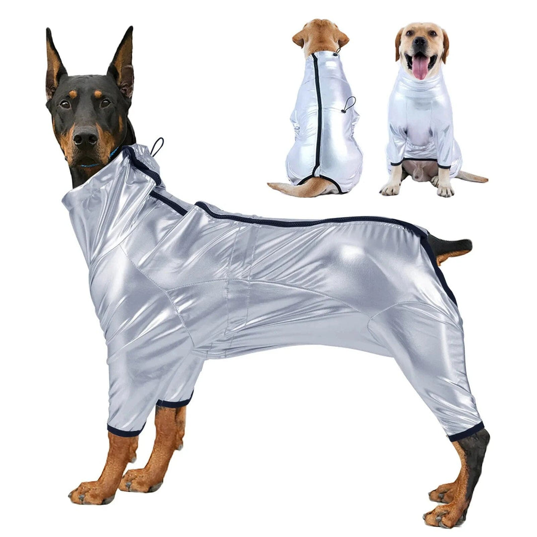 Waterproof Dog Jumpsuit for Medium Large Dogs Silver / XS ZOOBERS