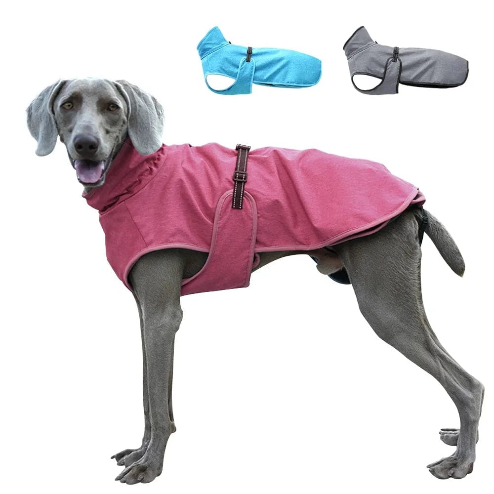 Waterproof Fleece Coat For Large Breed Dogs ZOOBERS