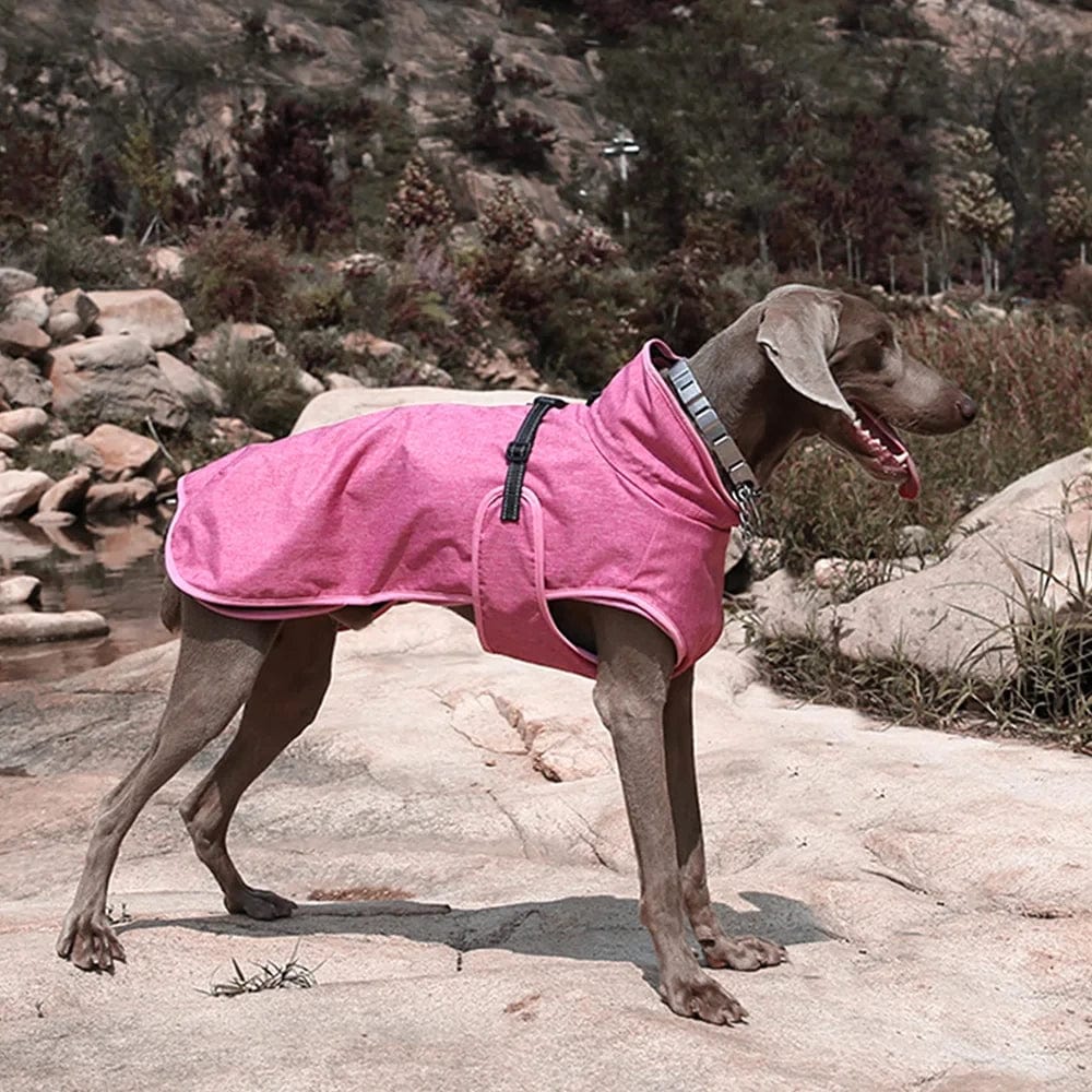 Waterproof Fleece Coat For Large Breed Dogs ZOOBERS