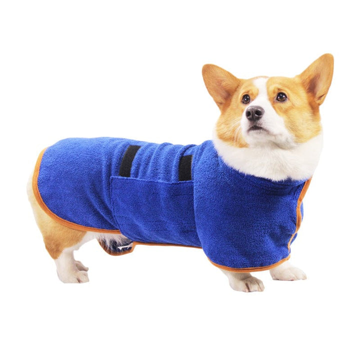 Dog Drying Coat With Turndown Collar LawrenceMarket