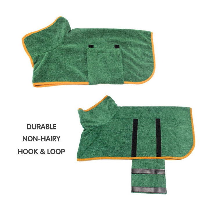 Dog Drying Coat With Turndown Collar LawrenceMarket