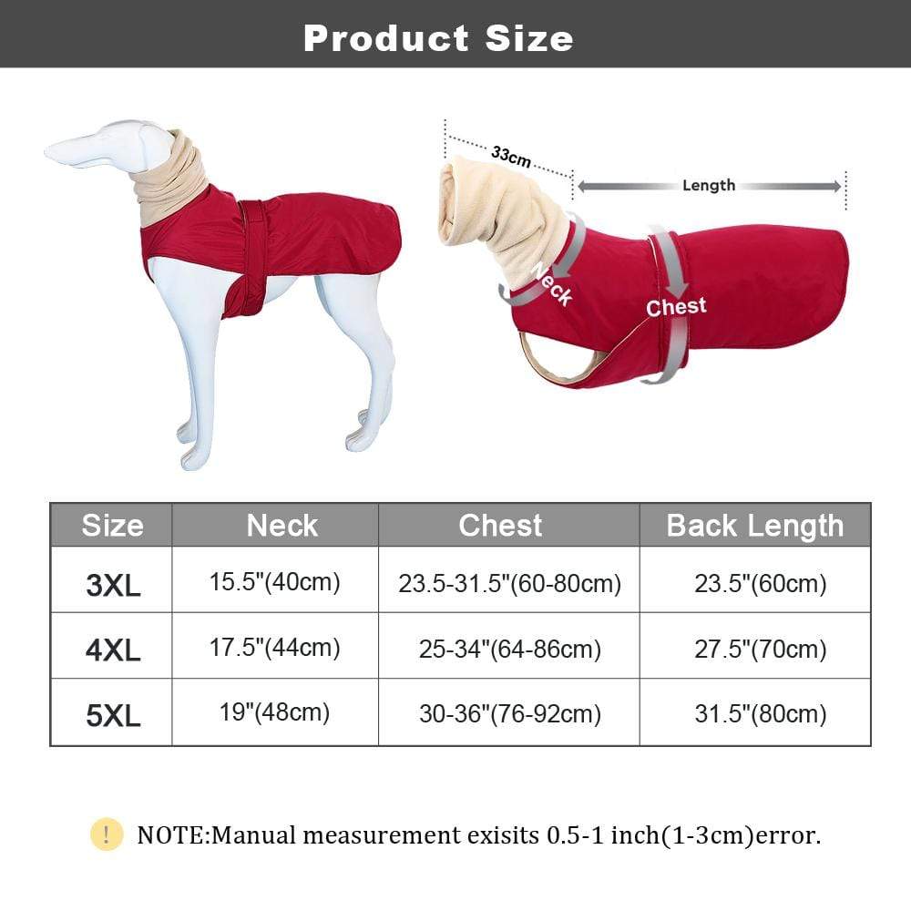 Greyhound Cozy Fleece Jumper[For Medium/Large Dogs] LawrenceMarket