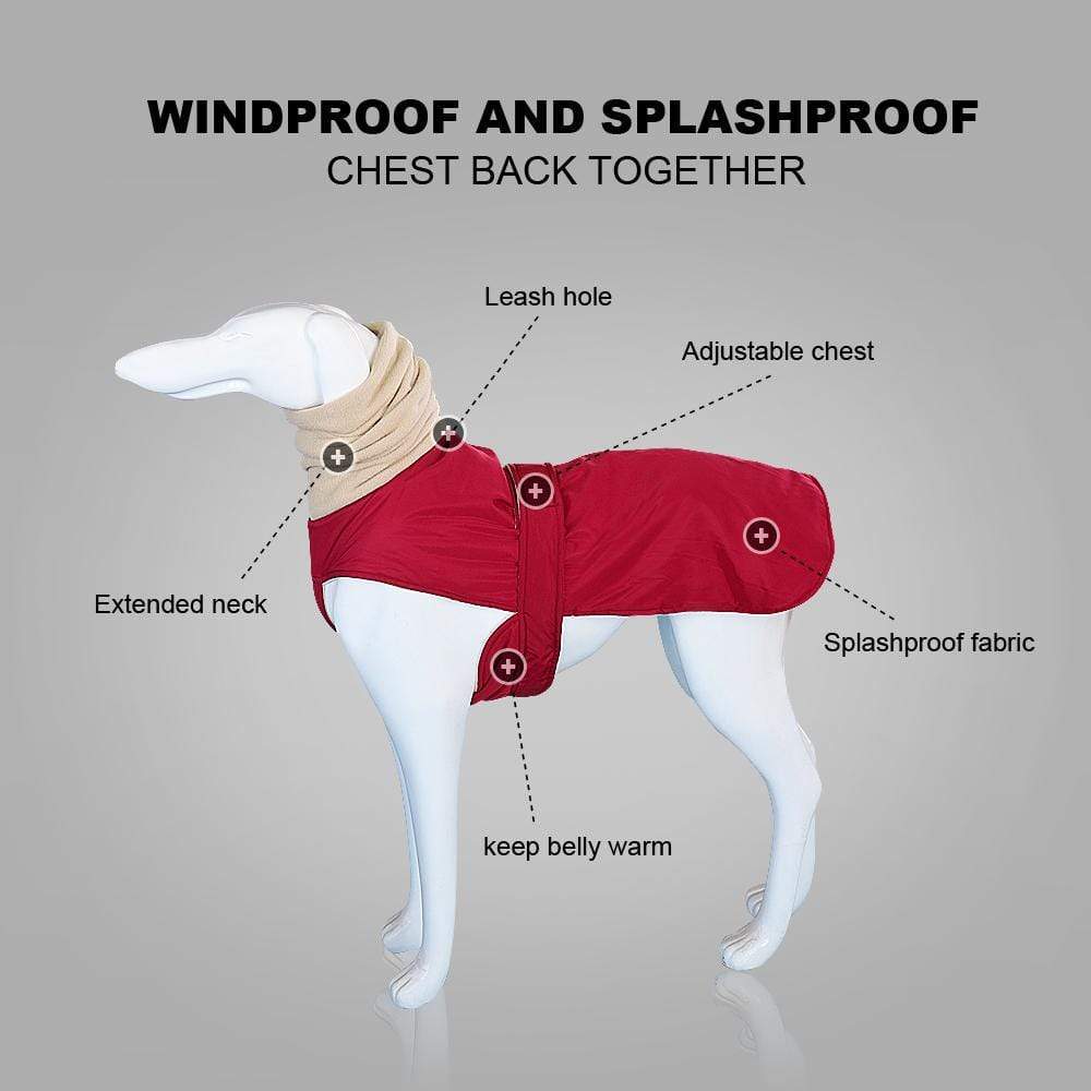 Greyhound Cozy Fleece Jumper[For Medium/Large Dogs] LawrenceMarket