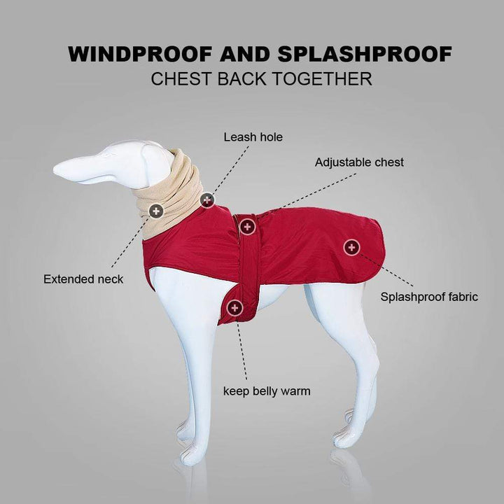 Greyhound Cozy Fleece Jumper[For Medium/Large Dogs] LawrenceMarket