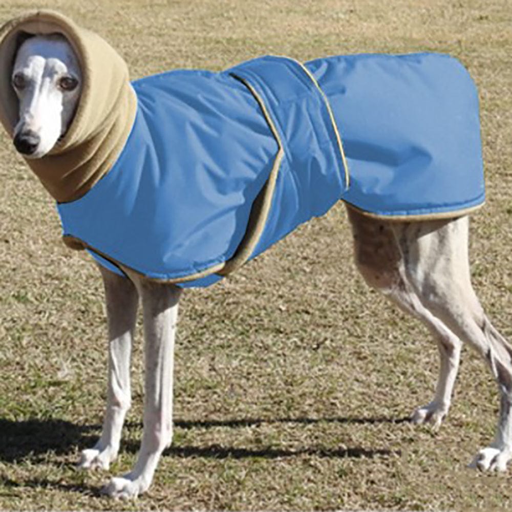 Greyhound Cozy Fleece Jumper With Turtleneck Scarf [For Medium/Large Dog] LawrenceMarket