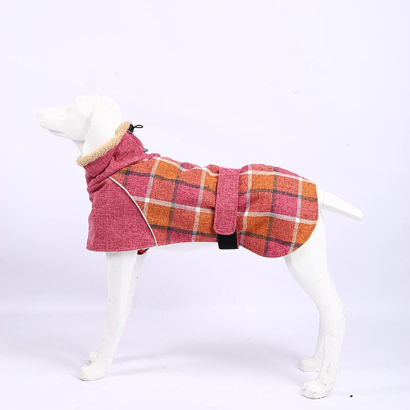 Greyhound Thick Fleece Lining Thermal Jacket[For Medium/Large Dog] Pink / S LawrenceMarket